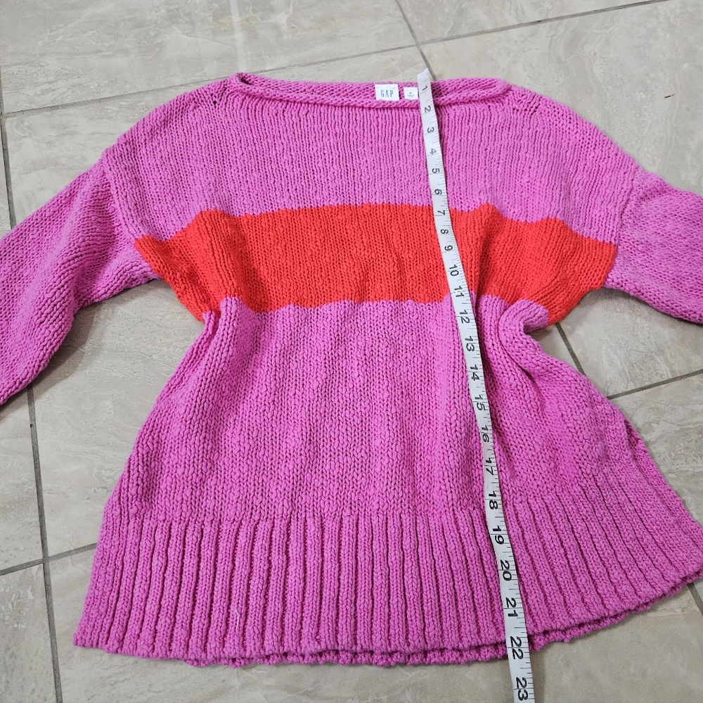 Gap Pink and Red Women's Sweater Size M - Picture 9 of 14